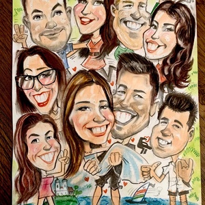 Karikatúra fotóról 1 nap alatt!, Művészet, Grafika & Illusztráció, Egyéb rajzok, Mindenmás, MESKA