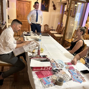 Karikatúra rajzolás esküvőn országosan! - esküvő - emlék & ajándék - köszönőajándék - Meska.hu