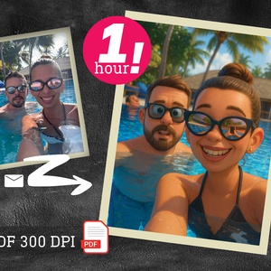 Karikatúra fotóról 1 óra alatt! - művészet - grafika & illusztráció - digitális - Meska.hu