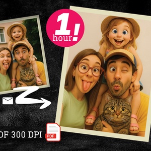 Karikatúra fotóról 1 óra alatt! - művészet - grafika & illusztráció - digitális - Meska.hu