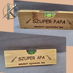 Szuper APA - Szuper Papa vízmérték sörnyitóval, Kellékek & szerszámok, Szerszámok, eszközök, Egyéb szerszám, eszköz, Gravírozás, pirográfia, MESKA