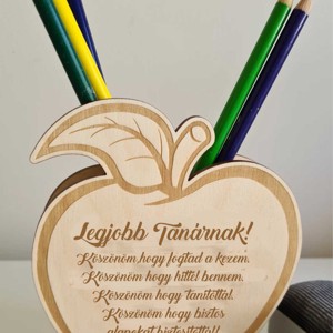 Tolltartó tanároknak ballagásra, pedagógus ajándék megszemélyesített - otthon & életmód - dekoráció - dísztárgy - Meska.hu