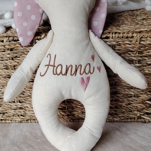 Egyedi hímzett gyermeknyuszi � személyre szóló ajándék kicsiknek, Baba - mama, Baba játékok, Szundikendő, alvóka, Baba-és bábkészítés, Hímzés, MESKA