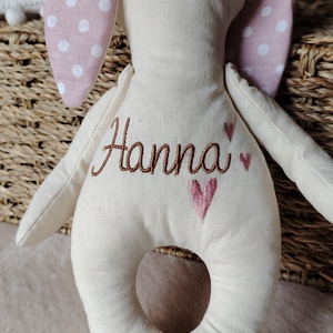 Egyedi hímzett gyermeknyuszi � személyre szóló ajándék kicsiknek - baba - mama - baba játékok - szundikendő, alvóka - Meska.hu