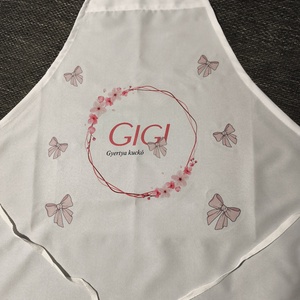 Egyedi nagy konyhai kötény - otthon & életmód - konyhafelszerelés, tálalás - konyhai textil - kötény - Meska.hu