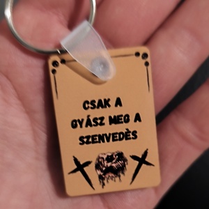 Egyedi kulcstartó, 2 oldalán nyomtatható - táska & tok - kulcstartó & táskadísz - táskaakasztó - Meska.hu