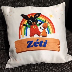 Egyedi félszatén párna  - otthon & életmód - lakástextil - párna & párnahuzat - díszpárna (belsővel együtt) - Meska.hu