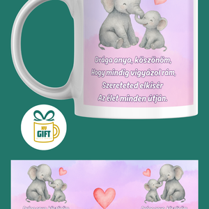 Anyák napi egyedi bögre - otthon & életmód - konyhafelszerelés, tálalás - tálalás - bögre & csésze - Meska.hu