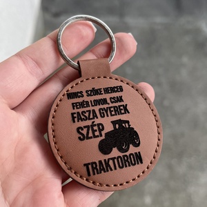 Bőr kulcstartó - táska & tok - kulcstartó & táskadísz - kulcstartó - Meska.hu