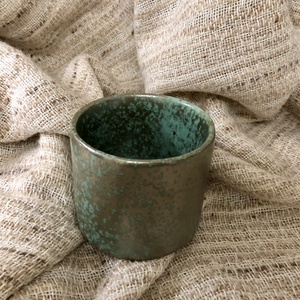 Menta-platina kerámia pohár - otthon & életmód - konyhafelszerelés, tálalás - tálalás - bögre & csésze - Meska.hu