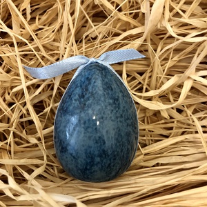 Kék húsvéti tojás - otthon & életmód - dekoráció - dísztárgy - Meska.hu