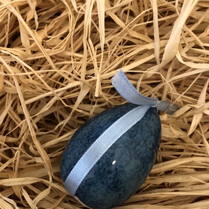 Kék húsvéti tojás - otthon & életmód - dekoráció - dísztárgy - Meska.hu