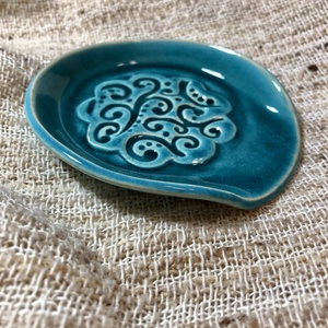 Fakanáltartó - türkiz - otthon & életmód - konyhafelszerelés, tálalás - sütés, főzés - fakanál & fakanáltartó - Meska.hu