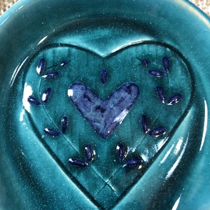 Fakanáltartó - türkiz-kék - otthon & életmód - konyhafelszerelés, tálalás - sütés, főzés - fakanál & fakanáltartó - Meska.hu