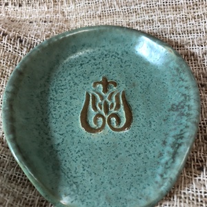 Fakanáltartó - menta-bronz - otthon & életmód - konyhafelszerelés, tálalás - sütés, főzés - fakanál & fakanáltartó - Meska.hu