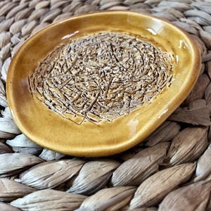 Kerámia fokhagyma reszelő + fakanáltartó  - otthon & életmód - konyhafelszerelés, tálalás - sütés, főzés - fakanál & fakanáltartó - Meska.hu