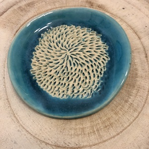 Türkiz fokhagyma reszelő / fakanáltartó  - otthon & életmód - konyhafelszerelés, tálalás - sütés, főzés - fakanál & fakanáltartó - Meska.hu
