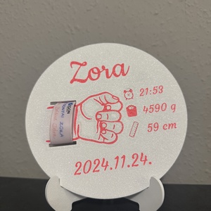 Újszülött Karszalag Tartó - otthon & életmód - babaszoba, gyerekszoba - gyerek névtábla - Meska.hu