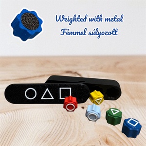 Squid Game Gonggi (Fémmel súlyozott), Játék & Sport, Mozgásfejlesztő játékok, Mindenmás, MESKA