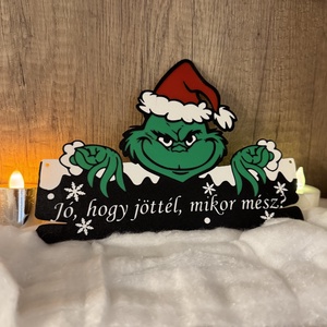 Grincs karácsonyi ajtódekoráció , Karácsony, Karácsonyi lakásdekoráció, Karácsonyi ajtódíszek, , MESKA