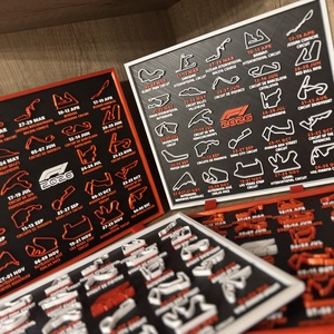 3D nyomtatott Forma 1 naptár  2026, Otthon & Életmód, Papír, írószer, Naptár & Tervező, Mindenmás, MESKA