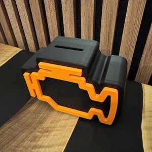 Check Engine persely � egyedi 3D nyomtatott ajándék autórajongóknak - otthon & életmód - dekoráció - asztal és polc dekoráció - persely - Meska.hu