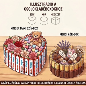 DIY Csokoládé box - esküvő - emlék & ajándék - doboz - Meska.hu