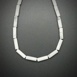 Howlit henger 4,5xx13,5mm ékszerkészítő alapanyag (füzér), Kellékek & szerszámok, Ásvány alapanyag, Ásványfüzér, , MESKA