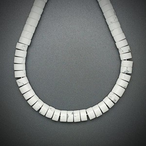 Howlit korong 6x3mm  ékszerkészítő alapanyag (füzér), Kellékek & szerszámok, Ásvány alapanyag, Ásványfüzér, , MESKA