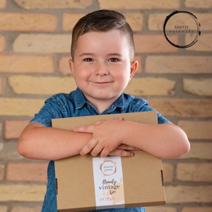 Vintage Beauty Box Púder  - szépségápolás - kozmetikai ajándékcsomag - Meska.hu
