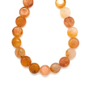 Aventurin sárga kör 12mm ékszerkészítő alapanyag (füzér), Kellékek & szerszámok, Ásvány alapanyag, Ásványfüzér, , MESKA