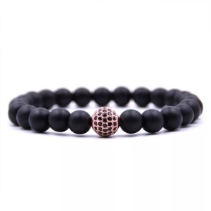 Álomszép cirkon gömb LUXURY ásványkarkötő rosegold, Ékszer, Karkötő, Ásványkarkötő, , MESKA