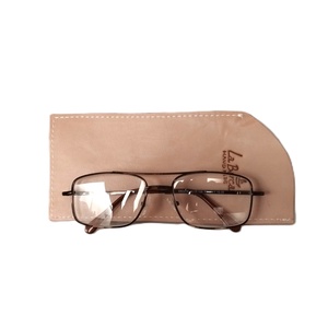Vintage rózsaszín bőr szemüvegtok Oculos 011 M - táska & tok - pénztárca & más tok - szemüvegtok - Meska.hu