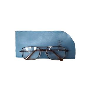 Világoskék bőr szemüvegtok Oculos 018 M - táska & tok - pénztárca & más tok - szemüvegtok - Meska.hu
