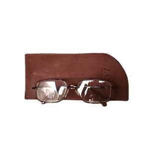 Barna bőr szemüvegtok Oculos 025 M - táska & tok - pénztárca & más tok - szemüvegtok - Meska.hu