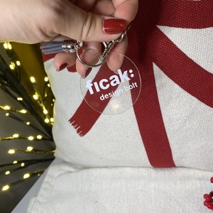 Egyedi céges logós plexi kulcstartó - táska & tok - kulcstartó & táskadísz - kulcstartó - Meska.hu