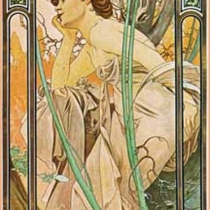 Alphonse Mucha-Napszakok (garnitúra) -  - Meska.hu