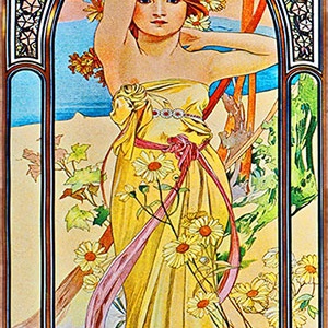 Alphonse Mucha-Napszakok (garnitúra) -  - Meska.hu