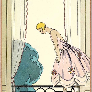 Art Deco stílusú üvegkép, Otthon & Életmód, Dekoráció, Kép & Falikép, Üvegkép, Üvegművészet, MESKA