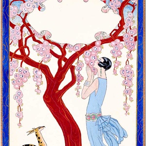 Art Deco stílusú üvegkép, Otthon & Életmód, Dekoráció, Kép & Falikép, Üvegkép, Üvegművészet, MESKA