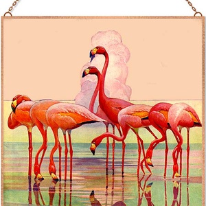 Art Deco stílusú üvegkép, Otthon & Életmód, Dekoráció, Kép & Falikép, Üvegkép, Üvegművészet, MESKA