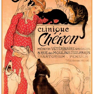 Clinique Chéron üvegkép - otthon & életmód - dekoráció - kép & falikép - üvegkép - Meska.hu