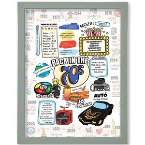 A 70'-es évek - otthon & életmód - dekoráció - kép & falikép - plakát - Meska.hu