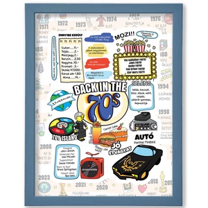 A 70'-es évek - otthon & életmód - dekoráció - kép & falikép - plakát - Meska.hu