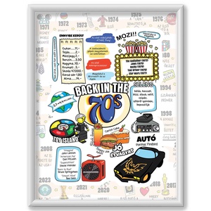 A 70'-es évek - otthon & életmód - dekoráció - kép & falikép - plakát - Meska.hu