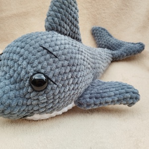 Horgolt delfin, Játék & Sport, Plüssállat & Játékfigura, Delfin, bálna, Horgolás, Varrás, MESKA