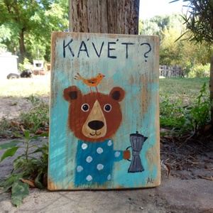 Ki kér Kávét? - Rusztikus Fatábla, Vicces Ajándék ötlet - Egyedi Falidísz, Konyha, Medve, Mackó - otthon & életmód - dekoráció - fali és függő dekoráció - falra akasztható dekor - Meska.hu Ki kér Kávét? - Rusztikus Fatábla, Vicces Ajándék ötlet - Egyedi Falidísz, Konyha, Medve, Mackó - otthon & életmód - dekoráció - fali és függő dekoráció - falra akasztható dekor - Meska.hu