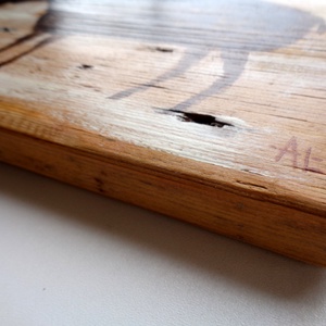 Jávorszky - Rusztikus Festett Fatábla - Falra akasztható - Ajándék ötlet - Szarvas, Jávorszarvas - otthon & életmód - dekoráció - fali és függő dekoráció - falra akasztható dekor - Meska.hu