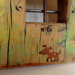 Templom Buksival - Egyedi dekoráció, ajándék ötlet, Gyerekszoba, Karácsony, Kiskutya, Harang - otthon & életmód - dekoráció - fali és függő dekoráció - falra akasztható dekor - Meska.hu