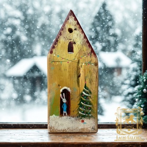 Nyulambulam karácsonya - Egyedi dekoráció, ajándék ötlet, Gyerekszoba, Karácsony, Nyuszi, Nyúl, Karácsonyfa, Házikó, Otthon & Életmód, Dekoráció, Fali és függő dekoráció, Falra akasztható dekor, Famegmunkálás, Festett tárgyak, Rusztikus dekoráció.

A szinek eltérhetnek a monitor beállitásnak megfelelően!

kb 29.5 x 12.5 cm. ..., MESKA